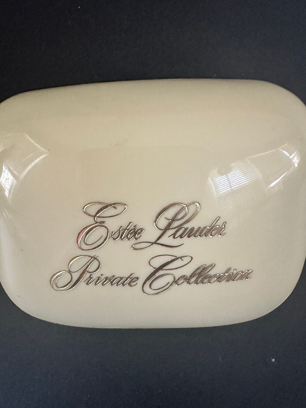 NOS SEALED Estee Lauder Private Collection 3.5 oz Soap and Case